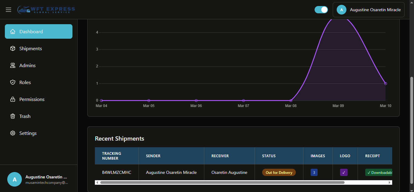 Logistics Management System v1 - Image 1