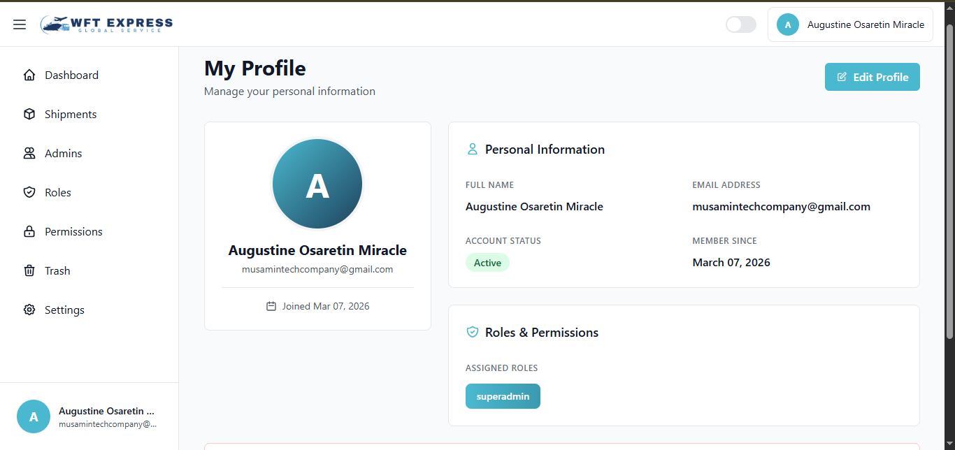 Logistics Management System v1 - Image 5